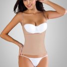 Topless Control Blouse, Thermal Reducer, Latex, Beige, Medium