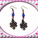 Celtic Compass Knot of Infinity earring's  kabbalah NEW