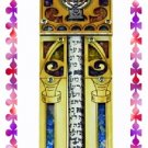 Rare New Wood Crystal Mezuzah judaica Torah Doorpost D