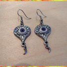 KABBALAH JUDAICA EVIL EYE CHARM EARRINGS RARE HAMSA C