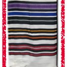 JEWISH MULTICOLOR TALLIT WOOL TALIT PRAYER SHAWL S=55