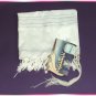 JEWISH WHITE/SILVER TALLIT TALIT PRAYER SHAWL S=45