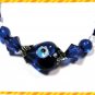 BLUE STRING MADDONA KABBALAH BRACELET EVIL EYE HAMSA B