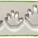 3 Metal Hamsa Cutters Cake Sugarcraft Fondant Set NEW