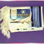 JEWISH BLUE/SILVER TALLIT WOOL TALIT PRAYER SHAWL S=60