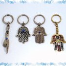4 SILVER HAMSA KABBALAH EVIL EYE KEY CHAIN , Prayer 1