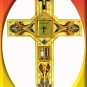 New Wood Crystal Jesus Wall Cross Holy Land Christian A