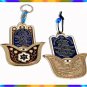 2 NEW HOME BLESSING HAMSA KABBALAH EVIL EYE COLORFUL B