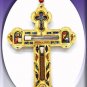 New Wood Crystal Jesus Wall Cross Holy Land Christian 2