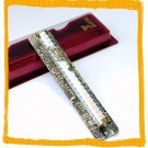 New 7.5 " Metal Mezuzah judaica Israel Doorpost Torah