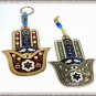2 NEW HOME BLESSING HAMSA KABBALAH EVIL EYE  COLORFUL O