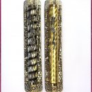2 lot 6.5 " Metal Mezuzah judaica Israel Doorpost Torah