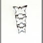 3 Butterfly Metal Cutters Cake Sugarcraft Fondant Set A