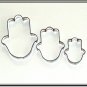 3 lot Metal Hamsa Cutters Cake Sugarcraft Fondant Set