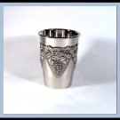 New Silver Nickel Shabbat Kiddush Judaica Cup Holy Land