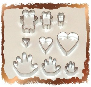 9 Cutters Set For  Cake decorating Sugarcraft Fondant A