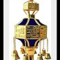 NEW Finials RIMONIM FOR TORAH 29 cm/11.4" Gold & Blue