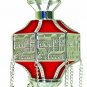 NEW Finials RIMONIM FOR TORAH 29 cm / 11.4 "  DARK RED