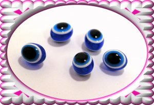3 COLORFUL HAMSA KABBALAH EVIL EYE KEY CHAIN - NEW