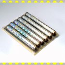 6 Lot New Metal Mezuzah judaica Israel Torah Doorpost E