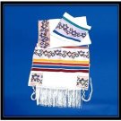 NEW JEWISH MAGEN DAVID TALLIT PRAYER SHAWL S=18 JUDAICA