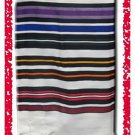 JEWISH MULTICOLOR PRAYER SHAWLTALLIT WOOL TALIT  S=50