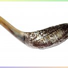 Amazing Silver-plated 16" Rams Shofar Jewish Judaica