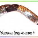 Amazing Silver-Plated 33" Yemenite Shofar Judaica Kudu