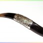 Amazing Silver-Plated 27" Yemenite Shofar Kudu Judaica