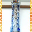 New 6.5 " Glass Mezuzah judaica Israel Doorpost Torah