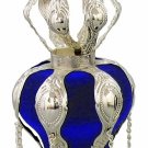 RIMONIM FOR TORAH 29 cm / 11.4 " Light Blue Finials NEW