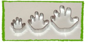 3 Metal Hamsa Cutters Cake Sugarcraft Fondant Set