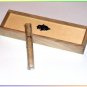 New Parchment ,Mezuzah Kosher Klaf , In Wood  Gift Box