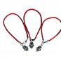 3 MADDONA RED STRING EVIL EYE HAMSA KABBALAH BRACELET A
