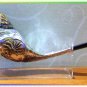 Unique Silver-plated 19" Rams Horn Shofar Judaica Rare