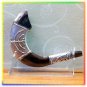 Unique Silver-plated Moroccan 18" Rams Shofar Judaica 1