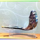 Unique Silver-plated 20" Rams Horn Shofar Judaica Rare