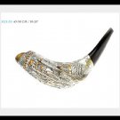 Special New Silver Rams Horn Shofar 18" to 20" Plus Bag Judaica Israel Best !!!
