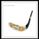 New Special Silver Rams Horn Shofar 23" to 20" Plus Bag - Made in Israel Judaica