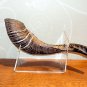 Special 14" Black Kosher Rams Horn Shofar with 80 Swarovski Stones Israel Judaic