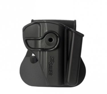 Black Polymer Holster with integrated Mag Pouch Sig Sauer KEL-TEC P- 3AT .380