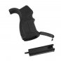IMI  Black  M/AR EG grip is an optimized ergonomic pistol grip