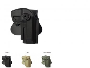 IMI Green Polymer Retention Holster for Beretta 92/96, Llama 82 & Cheetah FS 85