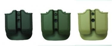 IMI New Black Green Desert Tan Double Mag Pouch for Taurus .45 ACP 24/7 OSS,