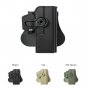 IMI Black Polymer Roto Holster for Glock 17/22/28/31-  Gen 4 Compatible
