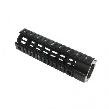 New IMI Black Aluminum Quad Rail Mid length Drop In