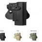 IMI Desert Tan Polymer Retention Roto Holster For PT1911 & PT1911 With Rail