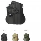 IMI OD Green Polymer Retention Roto Holster Heckler & Koch USP Compact 9/40