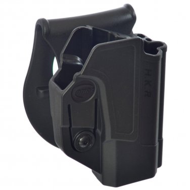 New Black ORPAZ Polymer Holster 360 Rotation Paddle & Belt for Glock 25,IDF use