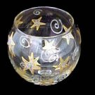 Wishing on Stars - Hand Paint - 5 oz Votive w/ candle